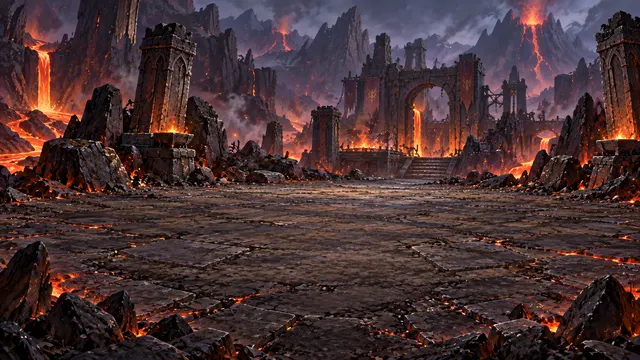 Ashen Lands battle environment